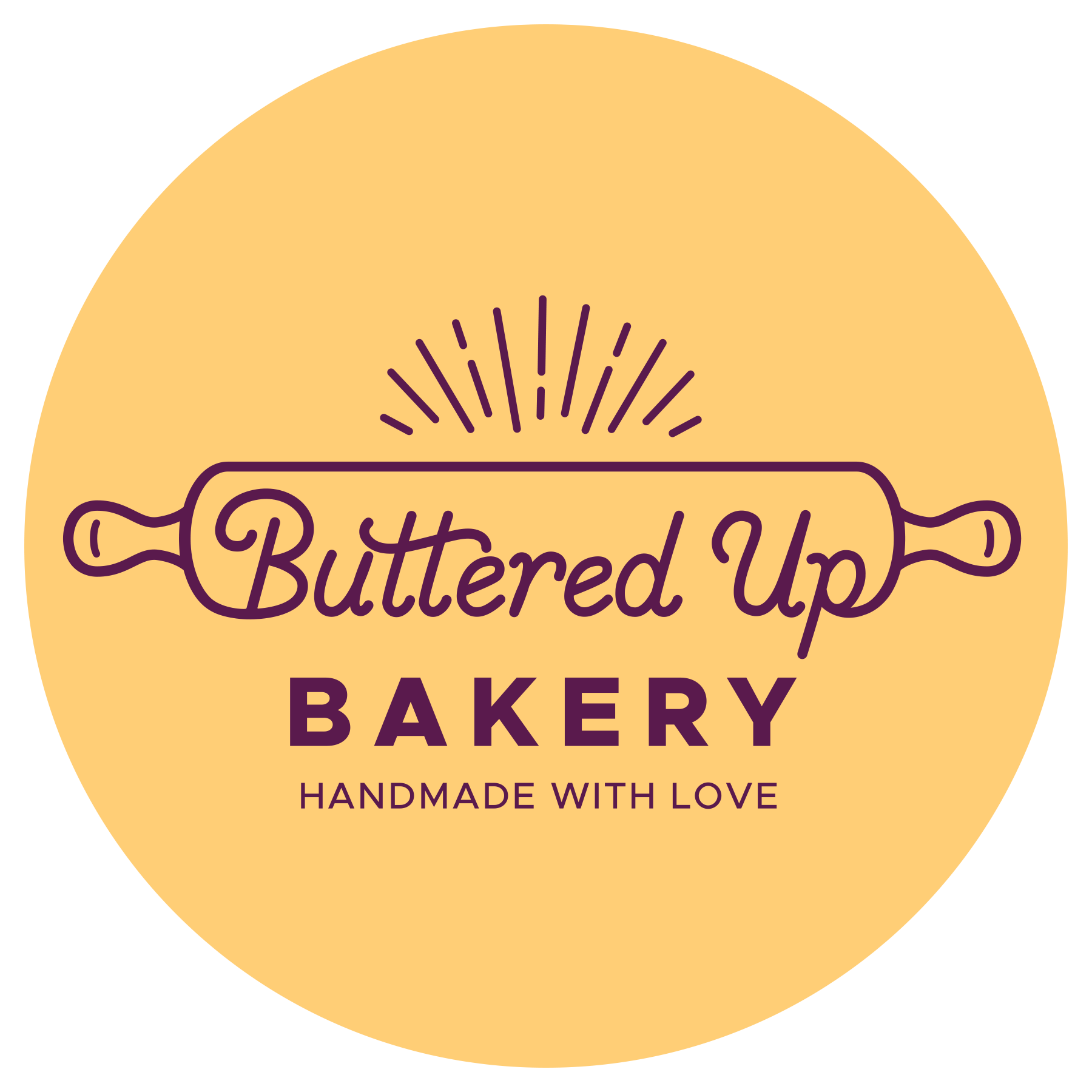 Buttered Up Bakery Logo